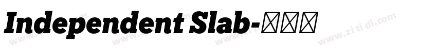 Independent Slab字体转换 Independent Slab字体转换